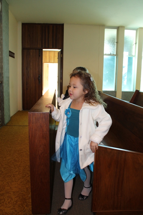 Zani by haar boetie se doop